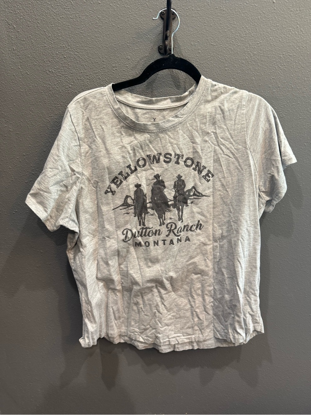 Yellowstone Dutton Ranch Graphic Tee - Light Gray